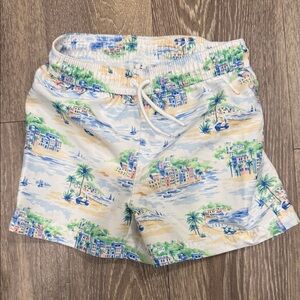 Janie and jack Toddler Tropical Print Swim Shorts